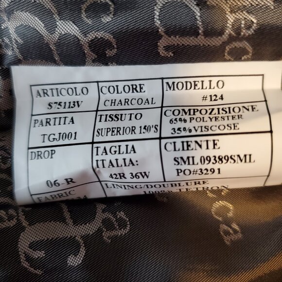 Y2K Mecca Charcoal Plaid Vest Made in Italy 42R-36N Hip Hop Streetwear - Picture 8 of 14